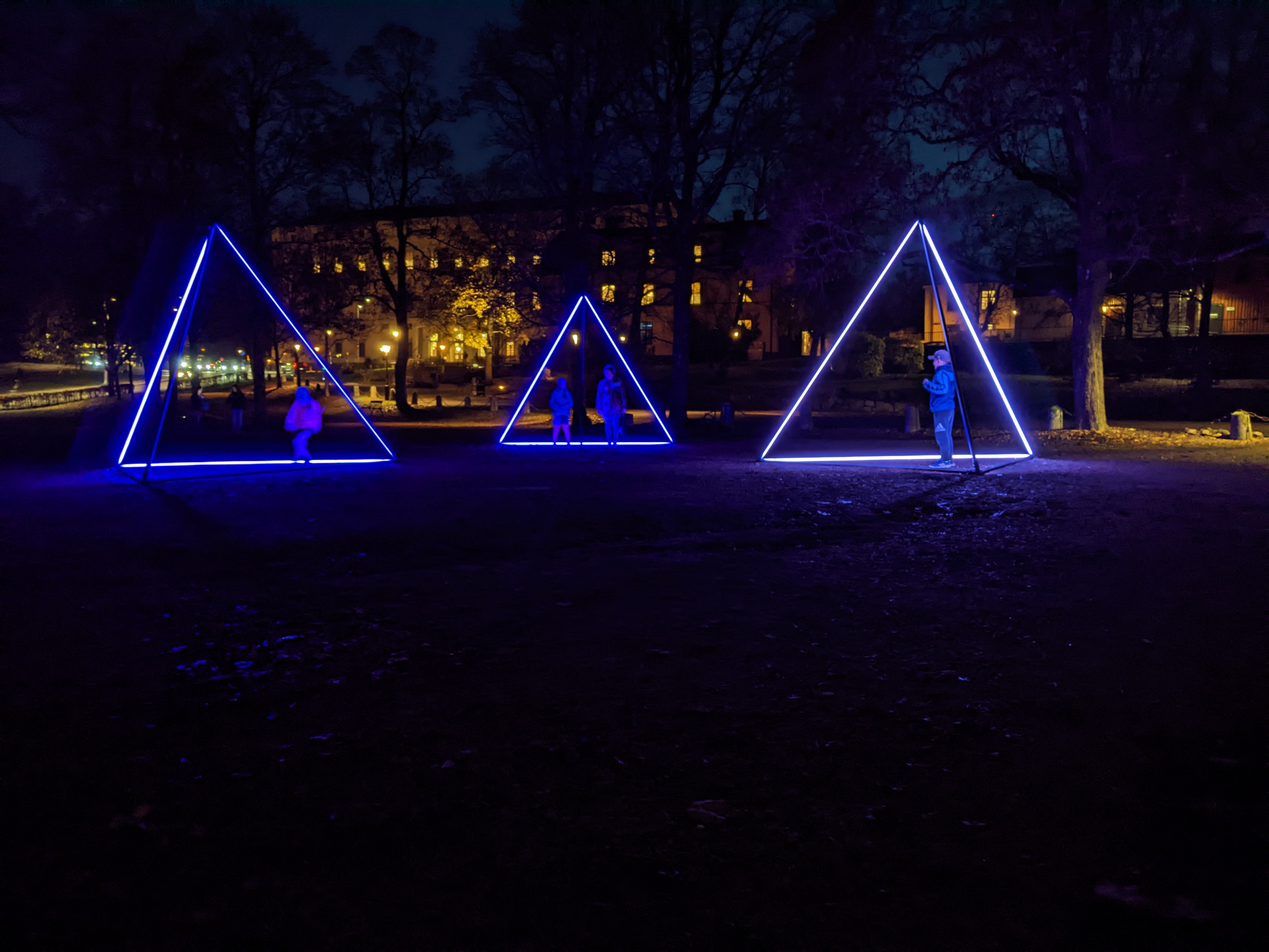 Pyramider installation